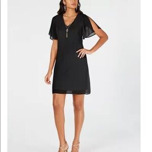 - - NWT Thalia sodi black medi dress cocktail dress